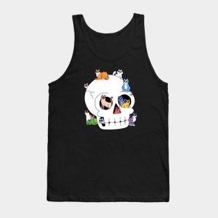 Skull is Full of Cats Tank Top